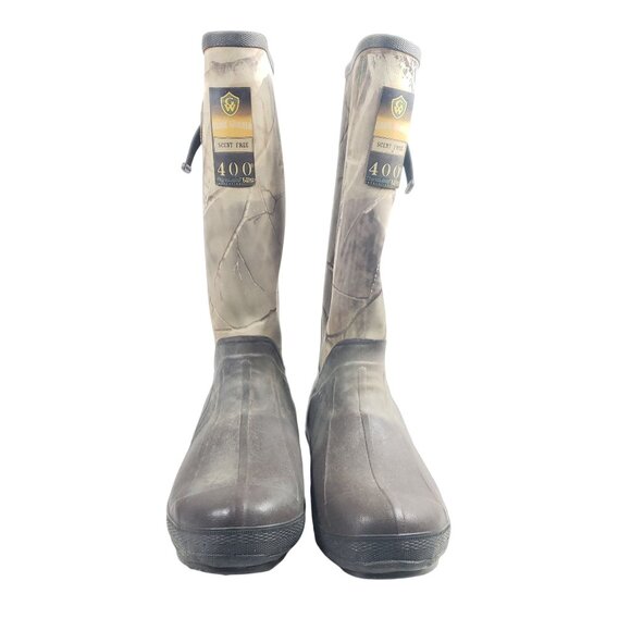 Game Winner Mens Size 10 16" Scent Free Rubber Hunting Boots - Picture 7 of 9